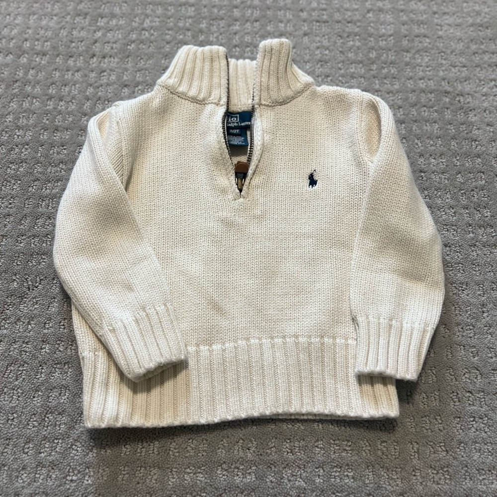 Ralph Lauren Cream Kids Sweater